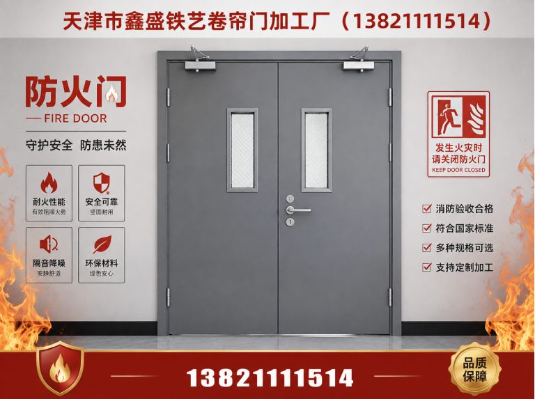天津电动卷帘门展示图